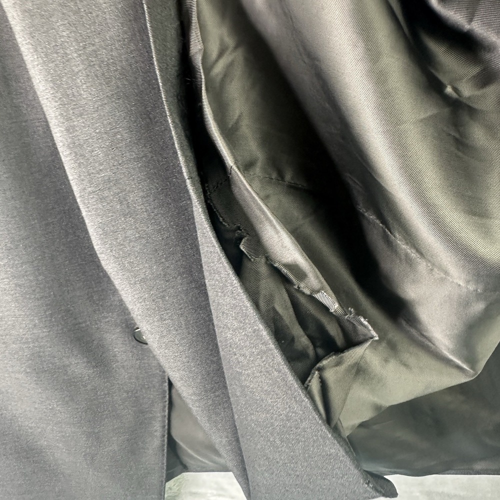 Ermenegildo Zegna Su Misura Dark Gray Wool Blazer Men's 58R (48R US) Italy - Picture 11 of 11